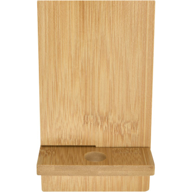 Logo trade promotional merchandise picture of: Ceibo detachable bamboo phone stand