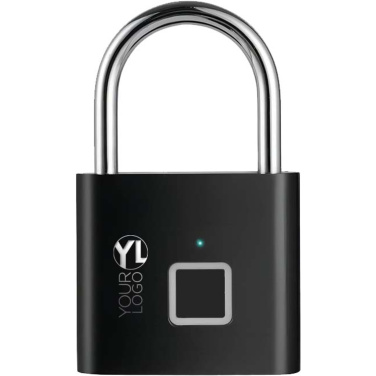 Logo trade corporate gifts image of: SCX.design T11 smart fingerprint padlock