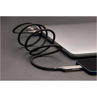 Logotrade promotional product image of: SCX.design C52 100W 4-in-1 rPET magnetic ultra fast charging cable 