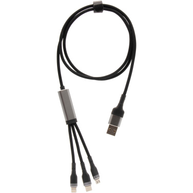 Logotrade corporate gifts photo of: SCX.design C53 100W 5-in-1 rPET ultra fast charging cable