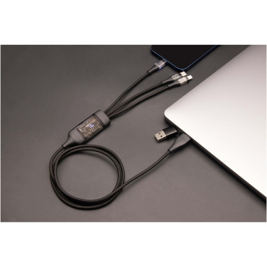 Logotrade promotional item picture of: SCX.design C50 5-in-1 fast charging 100W/5A cable with digital display