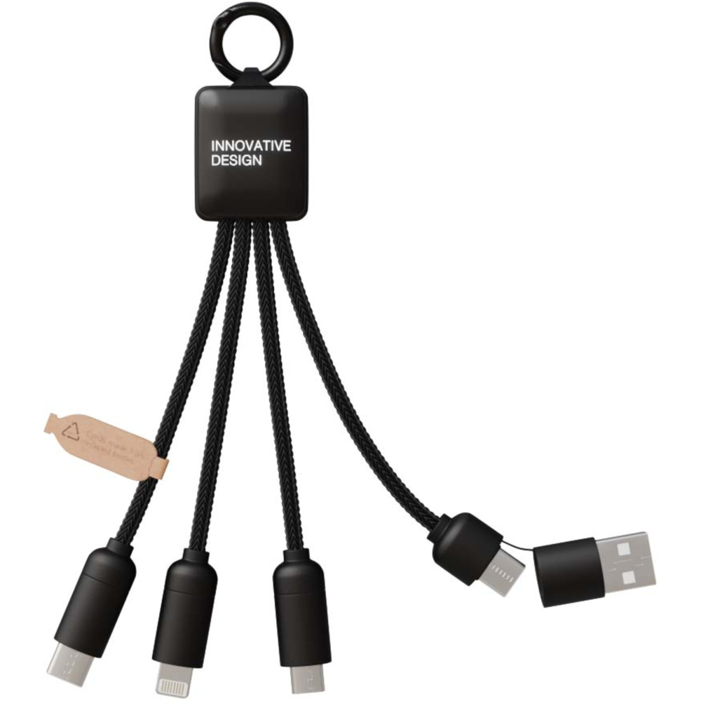 Logotrade advertising product image of: SCX.design C13 15W 5-in-1 charging cable