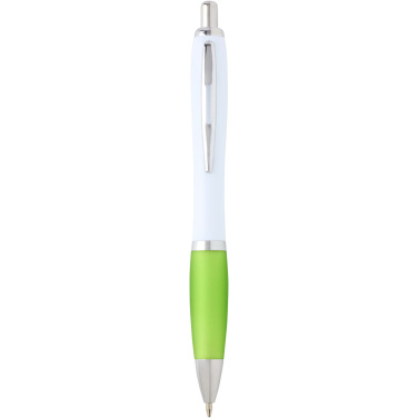 Logo trade promotional items image of: Nash recycled plastic ballpoint pen (blue ink)