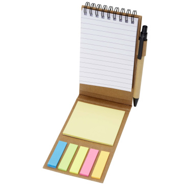 Logotrade promotional item picture of: Flipper sticky notepad with ballpoint pen (black ink)