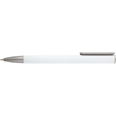 Logo trade promotional products image of: Ziguur recycled aluminium ballpoint pen (black ink)