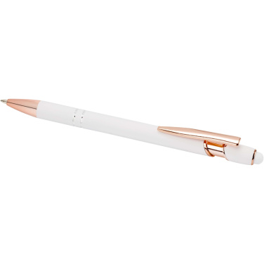 Logo trade promotional giveaway photo of: Nanna ballpoint pen with rose gold finish (black ink)