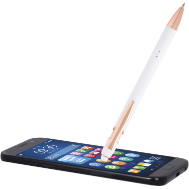 Logo trade promotional product photo of: Nanna ballpoint pen with rose gold finish (black ink)