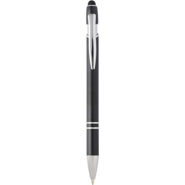 Logotrade promotional item image of: Kish ballpoint pen with silver finish (black ink)