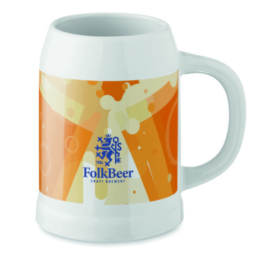 Logotrade promotional items photo of: Sublimation beer mug 500 ml