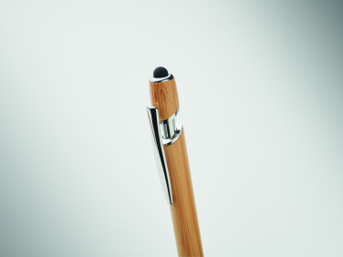 Logo trade promotional merchandise photo of: Ball pen in bamboo