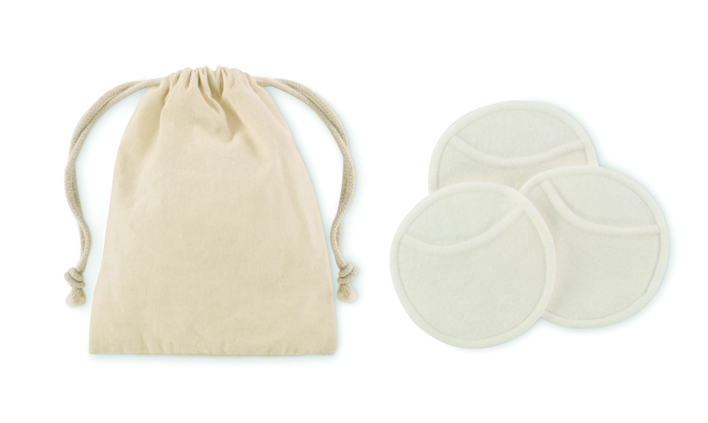 Logo trade advertising products picture of: Reusable face cleaning pad set
