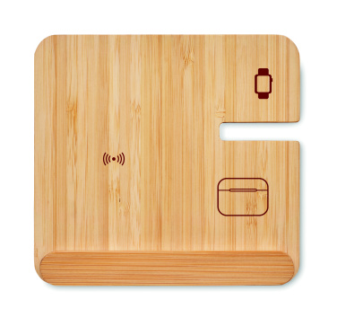 Logo trade promotional giveaways picture of: 3 in 1 15W wireless charger