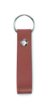 Logo trade business gift photo of: PU loop key ring