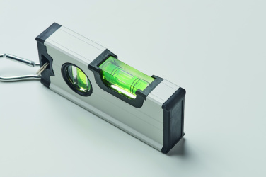 Logo trade promotional merchandise image of: Mini magnetic aluminium level