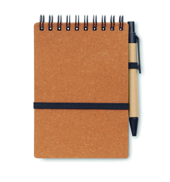 Logotrade promotional merchandise image of: Recycled notebook with ball pen