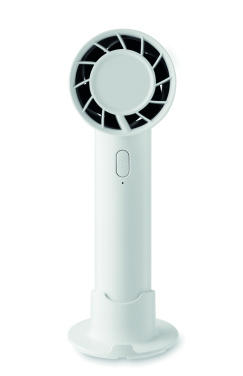 Logo trade business gifts image of: Small portable fan 2000 mAh