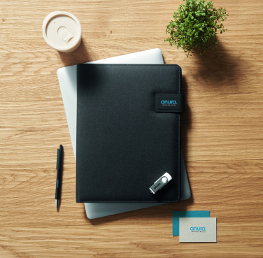 Logotrade promotional giveaways photo of: A4 folder and wireless charger