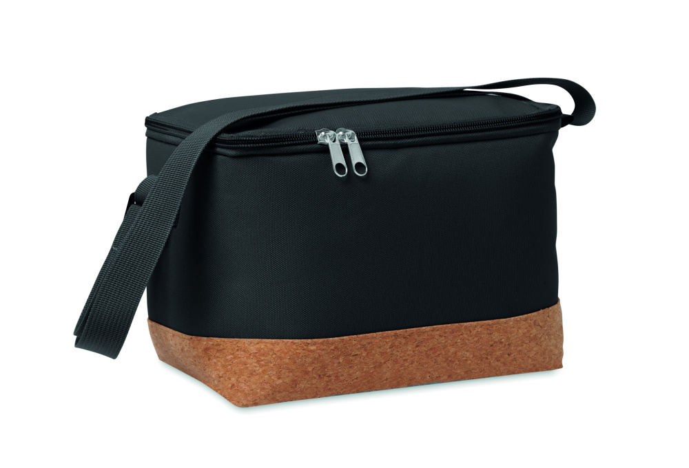 Logo trade corporate gifts image of: 600D RPET cooler bag