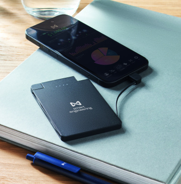 Logo trade business gift photo of: Magnetic power bank 2500 mAh