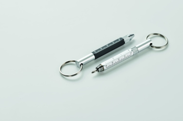 Logo trade promotional products image of: Key ring with twist action pen