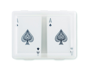 Logo trade promotional products image of: Set of classic playing cards