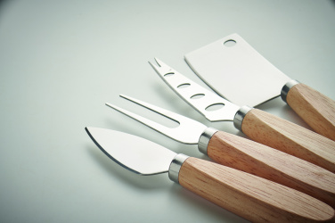 Logo trade promotional product photo of: Set of 4 cheese knives