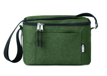 Logo trade business gifts image of: 600D RPET Cooler bag for cans