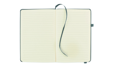 Logotrade promotional product picture of: Recycled Leather A5 notebook