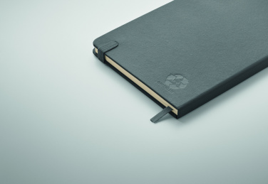 Logo trade promotional item photo of: Recycled Leather A5 notebook