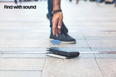 Logo trade promotional merchandise image of: Findcard RCS recycled plastic item finder card