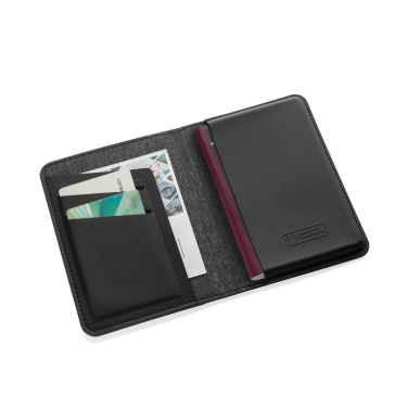 Logotrade promotional product image of: Trackmate RCS rpolyester passport holder worldwide locating