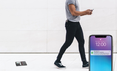 Logo trade advertising products picture of: Trackmate RCS rpolyester passport holder worldwide locating