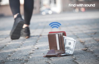 Logotrade promotional gift image of: Findit RCS rplastic ultra-thin finder card rechargeable