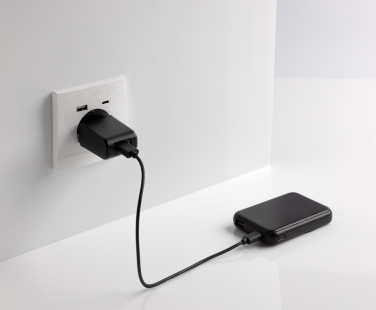 Logotrade promotional merchandise picture of: Stellar RCS recycled plastic 5000 mah 5W magnetic powerbank