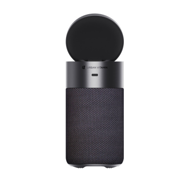 Logo trade promotional merchandise image of: Urban Vitamin Anaheim RCS recycled 10W speaker 15W charger