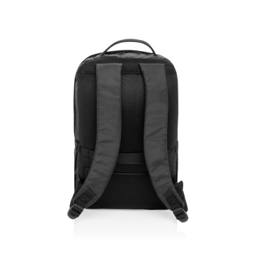 Logo trade promotional giveaway photo of: SP Aware™ RPET Edin 100% recycled 15.6 inch laptop backpack