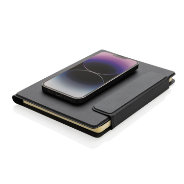 Logo trade business gift photo of: Stuart RCS certified RPU magnetic A5 portfolio