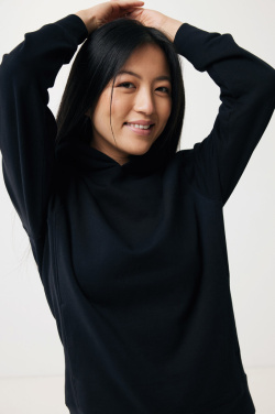 Logo trade promotional product photo of: Iqoniq Yengo recycled cotton hoodie with sidepockets