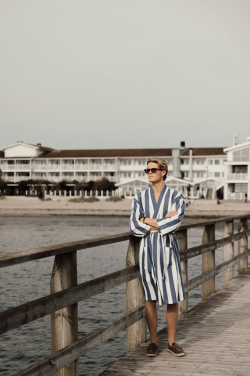 Logotrade business gifts photo of: VINGA Ornos GRS hammam robe L/XL