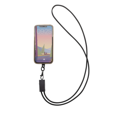 Logotrade promotional merchandise picture of: Terra RCS recycled PET phone cord with dual charge cable