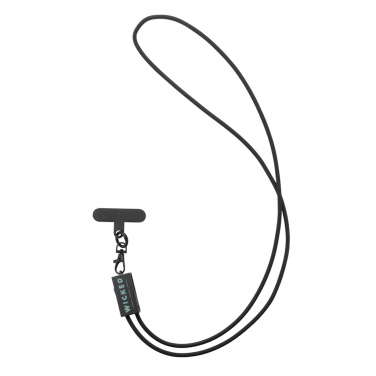 Logo trade promotional products picture of: Terra RCS recycled PET phone cord with dual charge cable