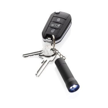 Logotrade promotional item image of: Flash RCS recycled aluminium keychain torch