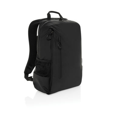 Logo trade advertising products image of: Lima Aware™ RPET water resistant 15.6 laptop backpack