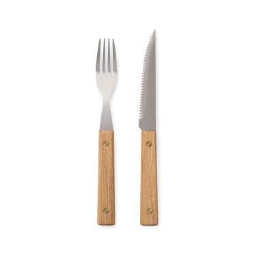 Logo trade promotional gifts image of: VINGA Paso 8 pcs bbq cutlery set