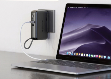 Logo trade promotional products picture of: Urban Vitamin Eureka hybrid GANcharger 10000mah powerbank65W