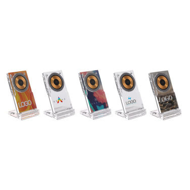 Logo trade promotional products image of: Magcharge 15W magnetic wireless charging stand