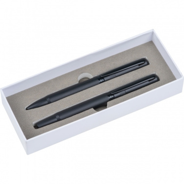 Logo trade promotional merchandise image of: Elegant MoLu writing set Santa Rosa
