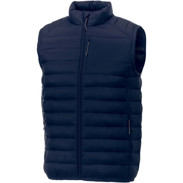Logo trade promotional merchandise image of: Pallas men's GRS recycled insulated bodywarmer