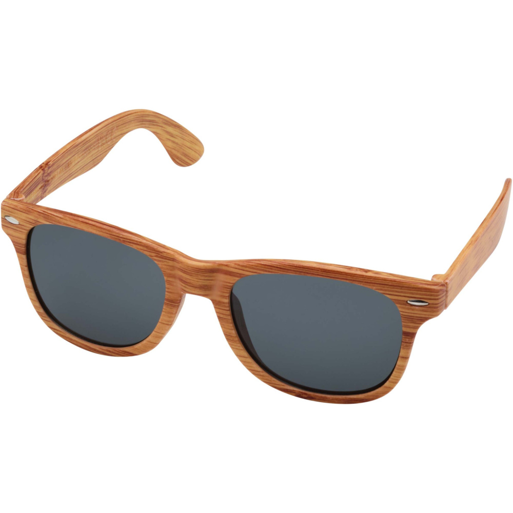 Logo trade business gifts image of: Mira wood-look sunglasses