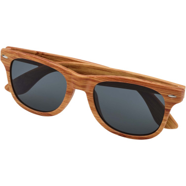 Logo trade promotional items image of: Mira wood-look sunglasses